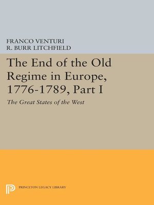 cover image of The End of the Old Regime in Europe, 1776-1789, Part I